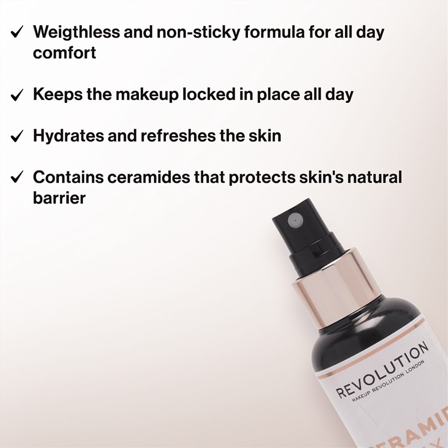 Makeup Revolution Ceramide Fix Skin Protect Fixing Spray