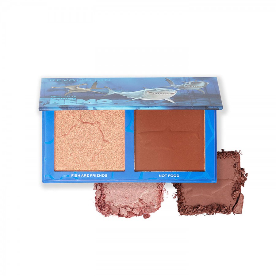 Makeup Revolution Disney Pixar’s Finding Nemo X Fish Are Friends Bronzer & Highlighter Palette