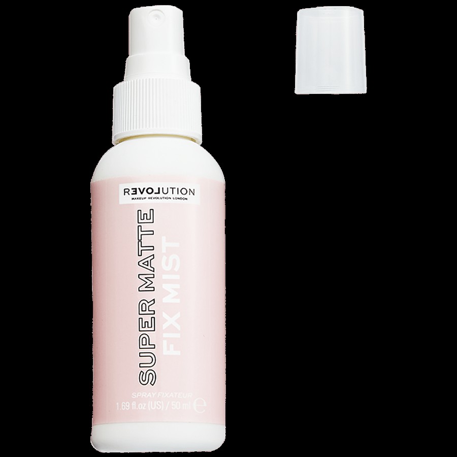 Makeup Revolution Relove Super Matte Fix Mist Spray - Long Lasting