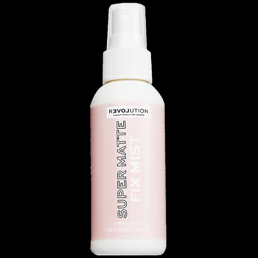 Makeup Revolution Relove Super Matte Fix Mist Spray - Long Lasting