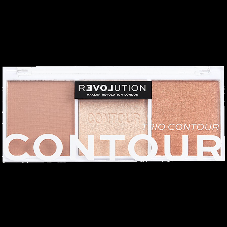 Makeup Revolution Relove Trio Contour Palette - Long Lasting