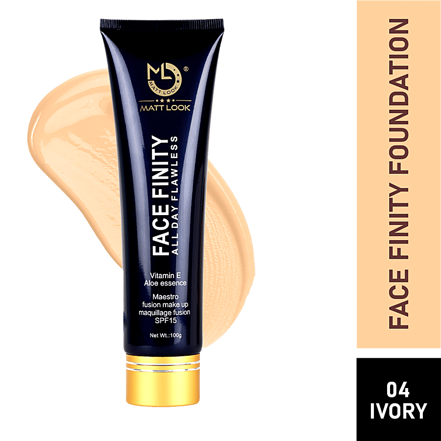 Mattlook Face Finity All Day Flawless Foundation - Vitamin E & Aloe Essence