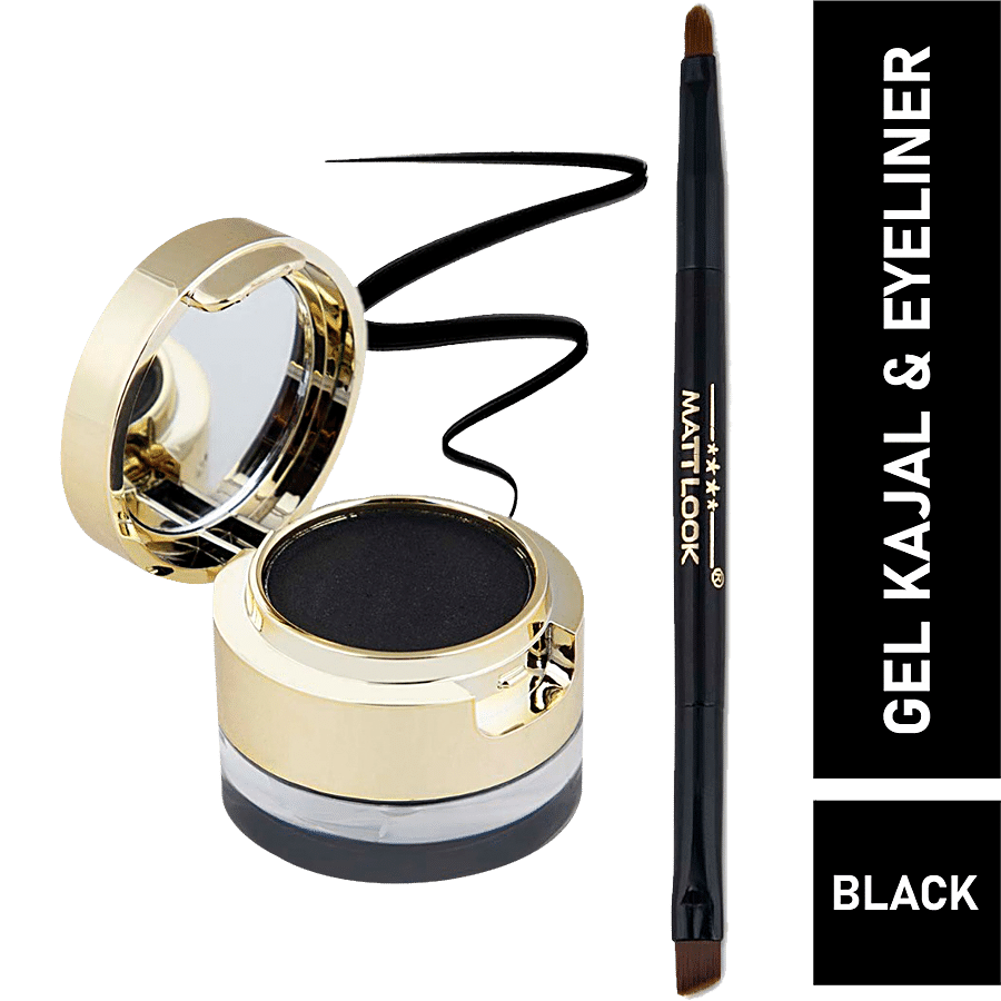 Mattlook Gel Kajal & Cake Eyeliner - 24 Hours Stay