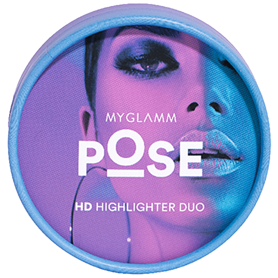 MyGlamm Pose HD Highlighter Duo - Ultra Shimmer Formula