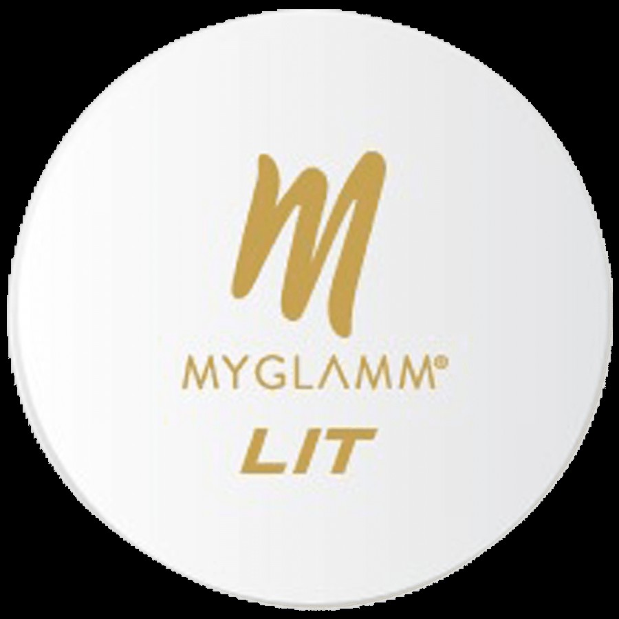 MyGlamm LIT Radiant Matte Compact Powder - Lightweight