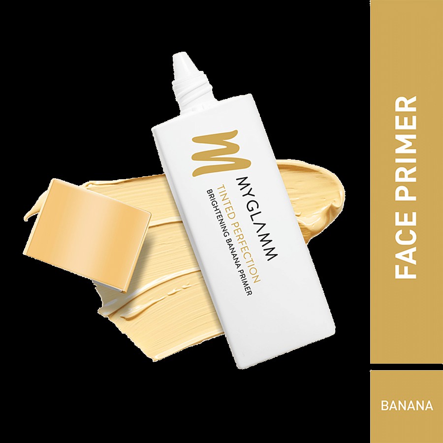 MyGlamm MyGlamm Tinted Perfection Brightening Banana Primer-Banana-27gm