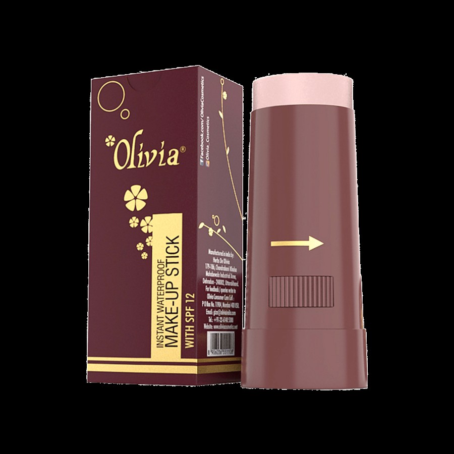 Olivia Instant Waterproof Makeup Stick Concealer SPF 12