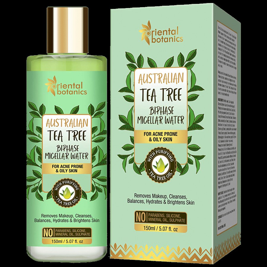 Oriental Botanics Australian Tea Tree Anti Acne Bi-Phase Micellar Water