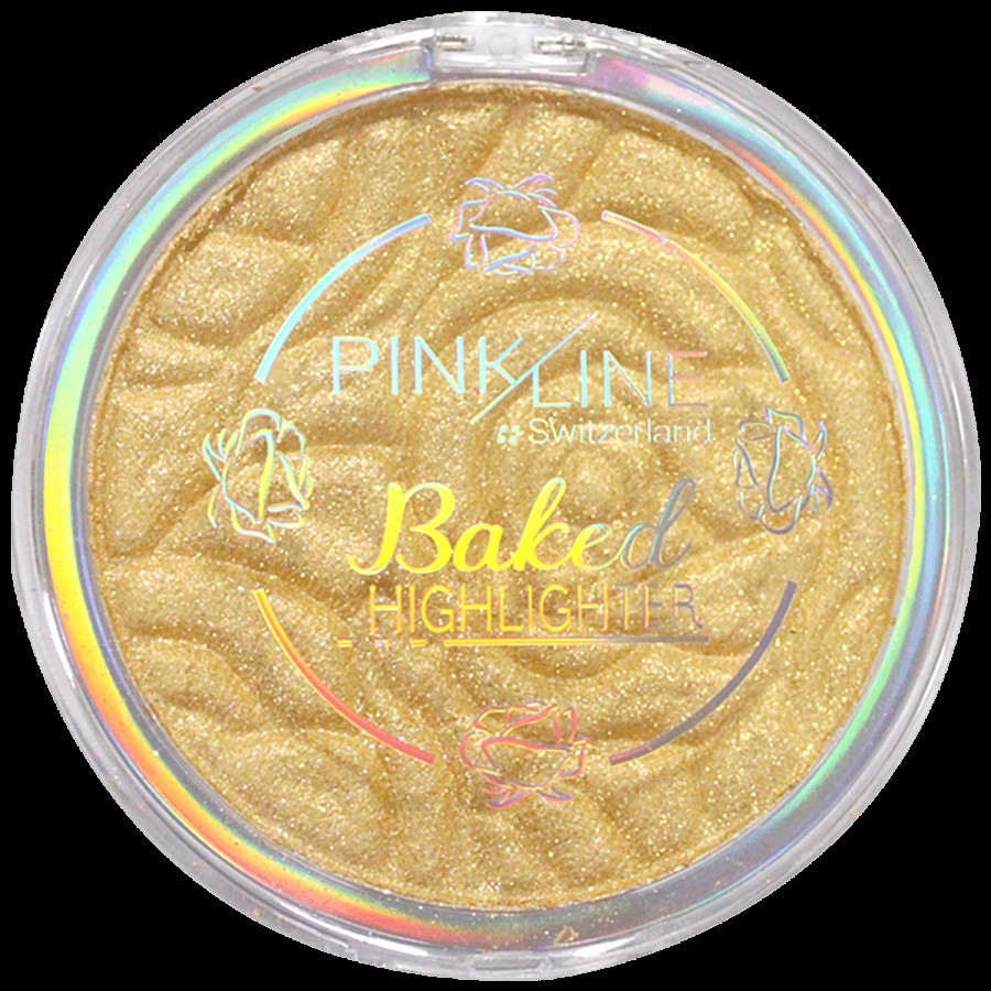 Pink Line Baked Highlighter HL002 - Long Lasting & Waterproof