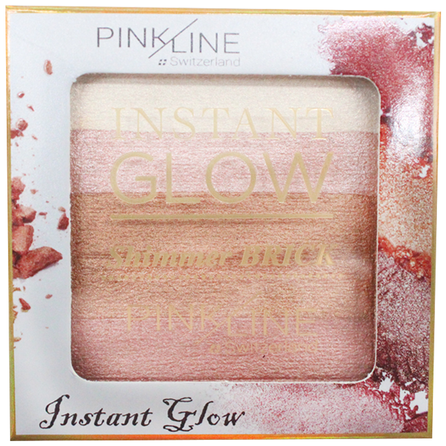 Pink Line Instant Glow Shimmer Brick - Lasting Makeup