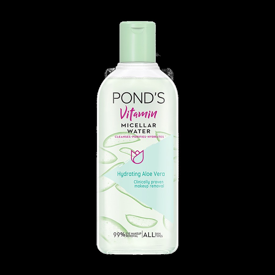 Ponds Vitamin Micellar Water - Hydrating Aloe Vera