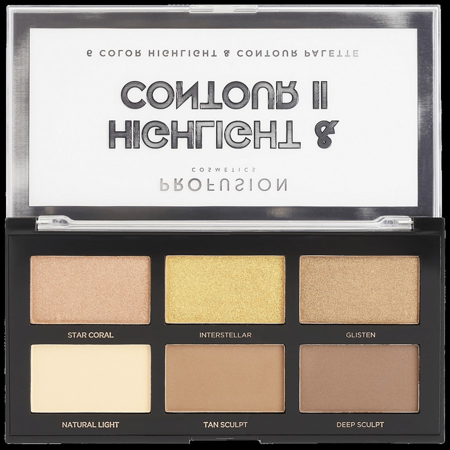 Profusion Cosmetics Contouring & Highlighting Palette - Mini Artistry