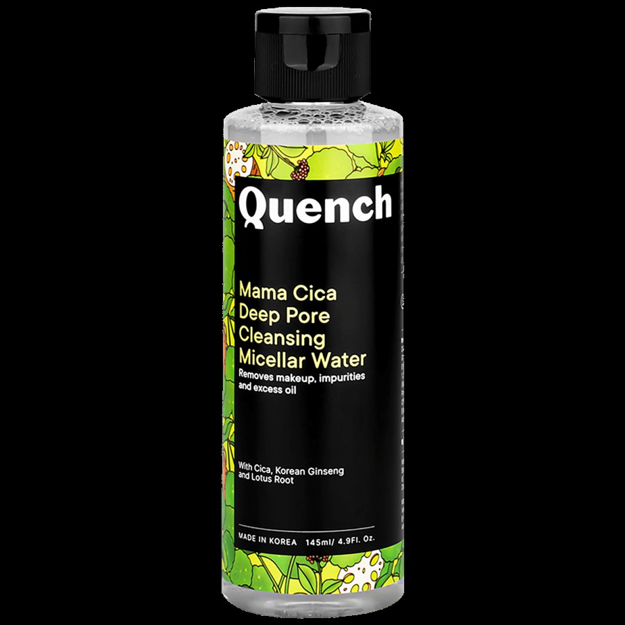 Quench Botanics Mama Cica Deep Pore Cleansing Micellar Water - Korean Ginseng