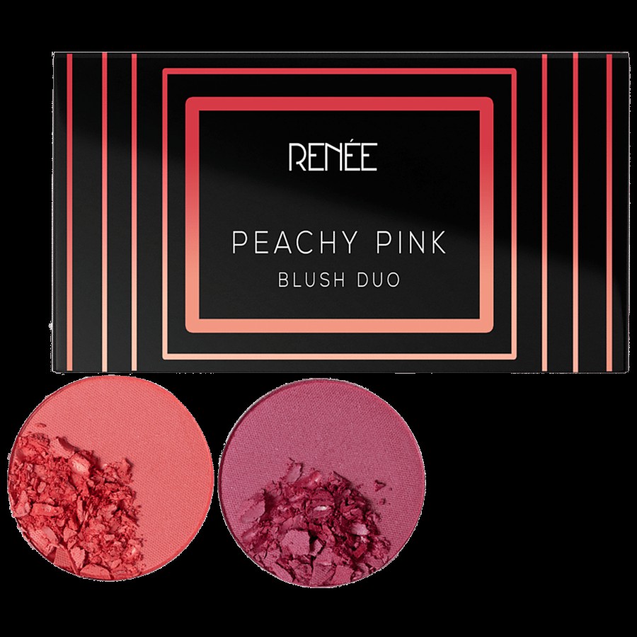 Renee Peachy Pink Blush Duo Pallette