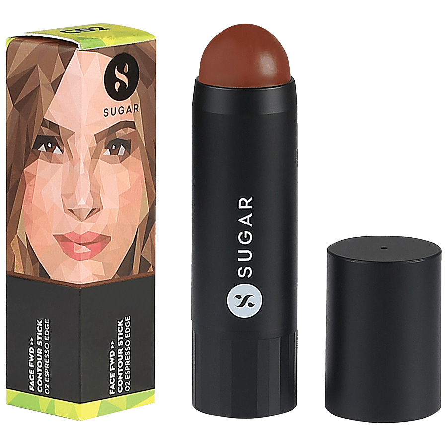 SUGAR Cosmetics Face Fwd Contour Stick - Coffee Brown