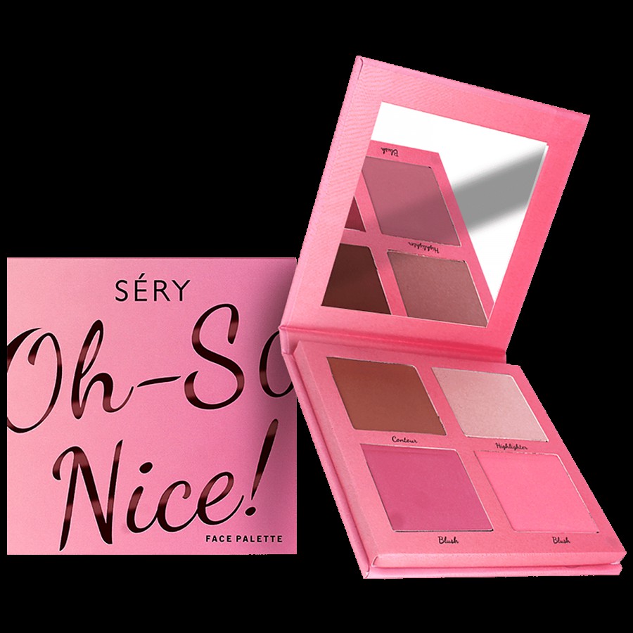 Sery Face Makeup Palette - 3 In 1 Highlighter