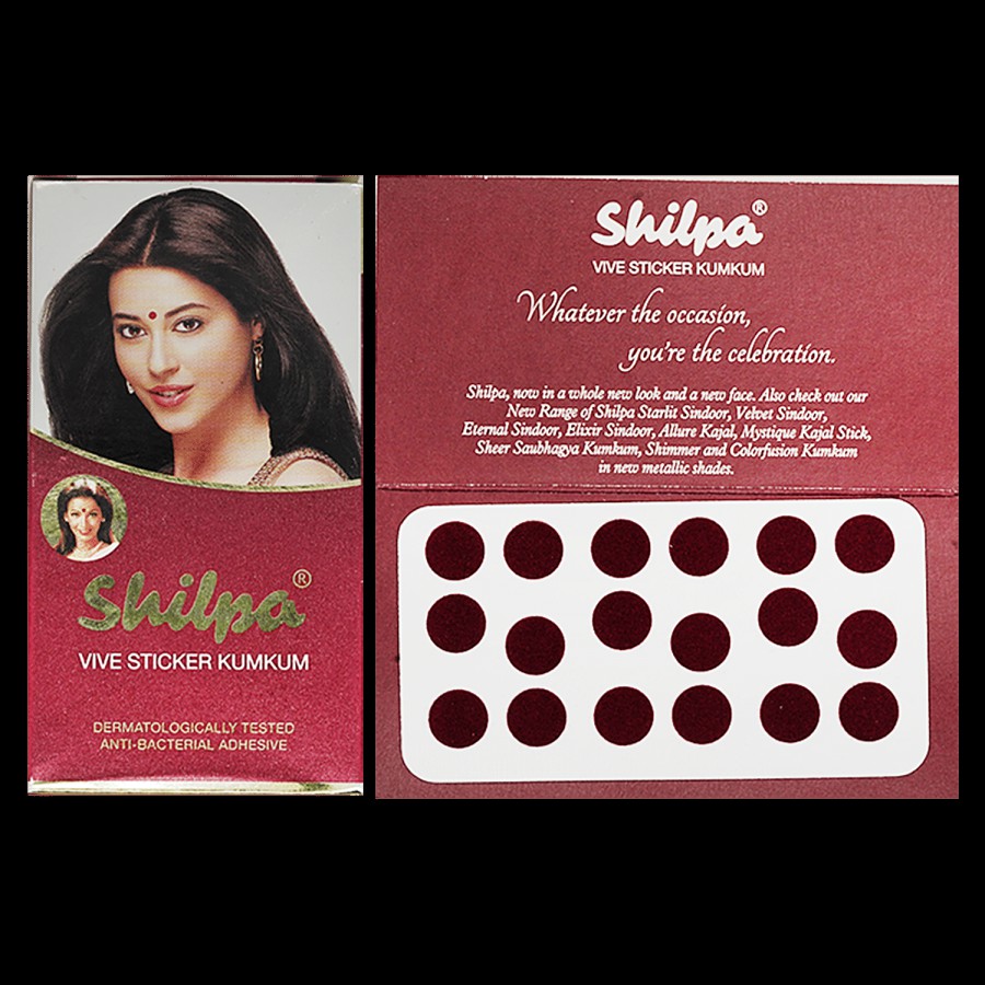 Shilpa Shilpa Vive Sticker Kumkum - Bindi