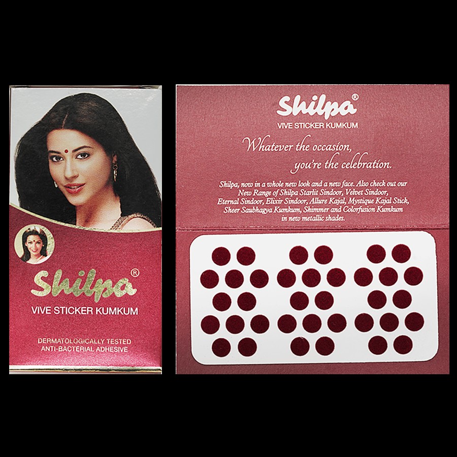 Shilpa Shilpa Vive Sticker Kumkum -Bindi