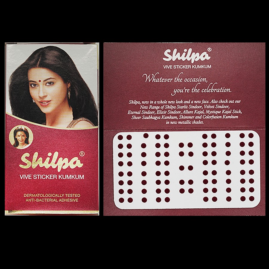 Shilpa Shilpa Vive Sticker Kumkum - Bindi