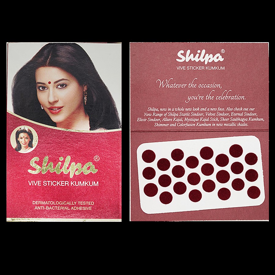 Shilpa Vive Sticker Kumkum - Bindi