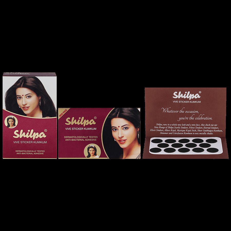 Shilpa Vive Sticker Kumkum - Size 2.5