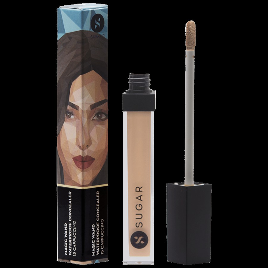 Sugar Cosmetics Magic Wand Waterproof Concealer - Light