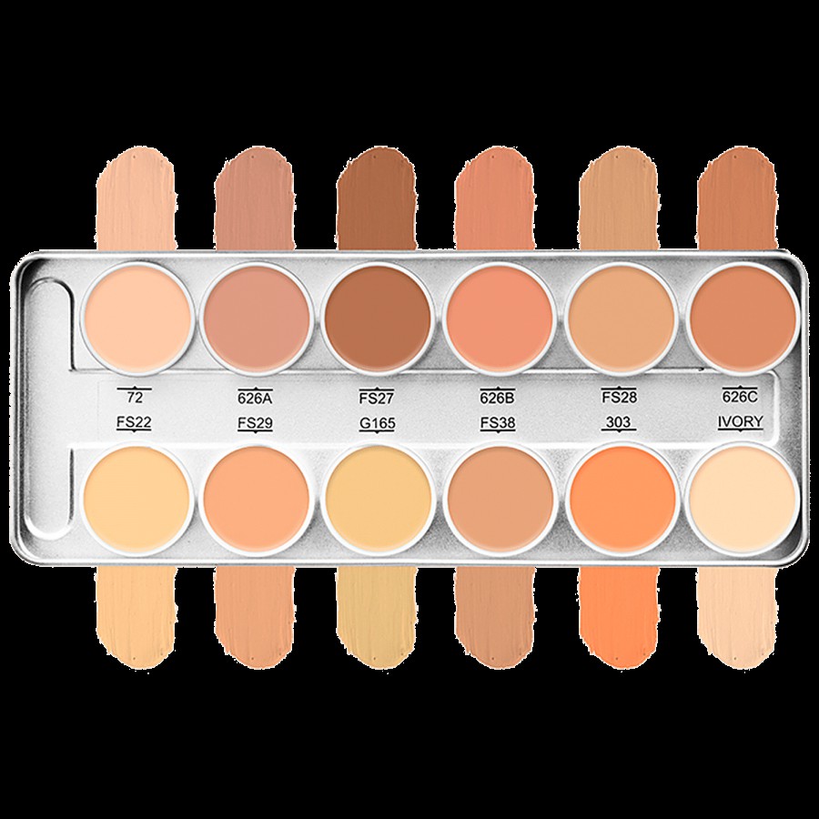 Swiss Beauty 12 Colour Supra Concealer Palette - SB-1602