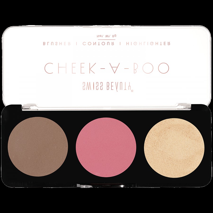 Swiss Beauty Cheek-A-Boo 3-In-1 Blusher