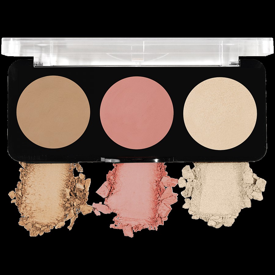 Swiss Beauty Cheek-A-Boo 3 In One Blusher