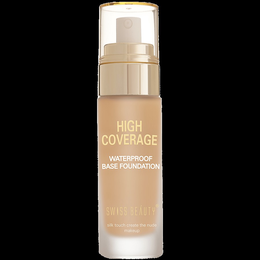 Swiss Beauty High Coverage Waterproof Base Foundation