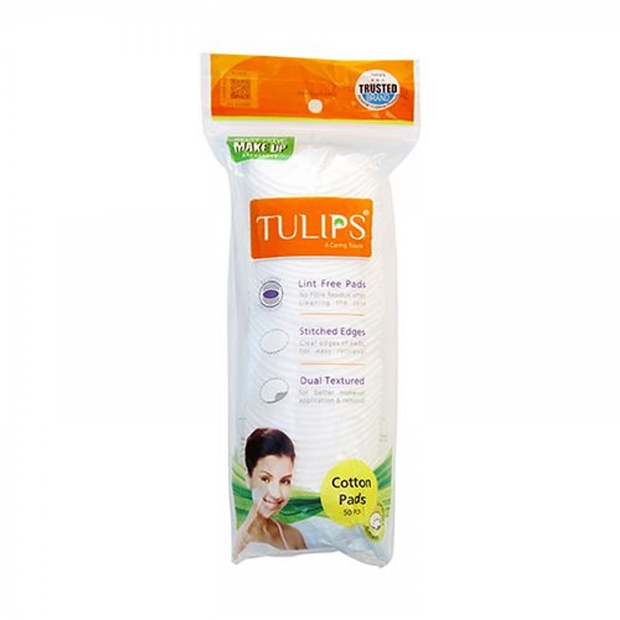 Tulips Cotton Pads - For Make Up & Nail Polish Removal