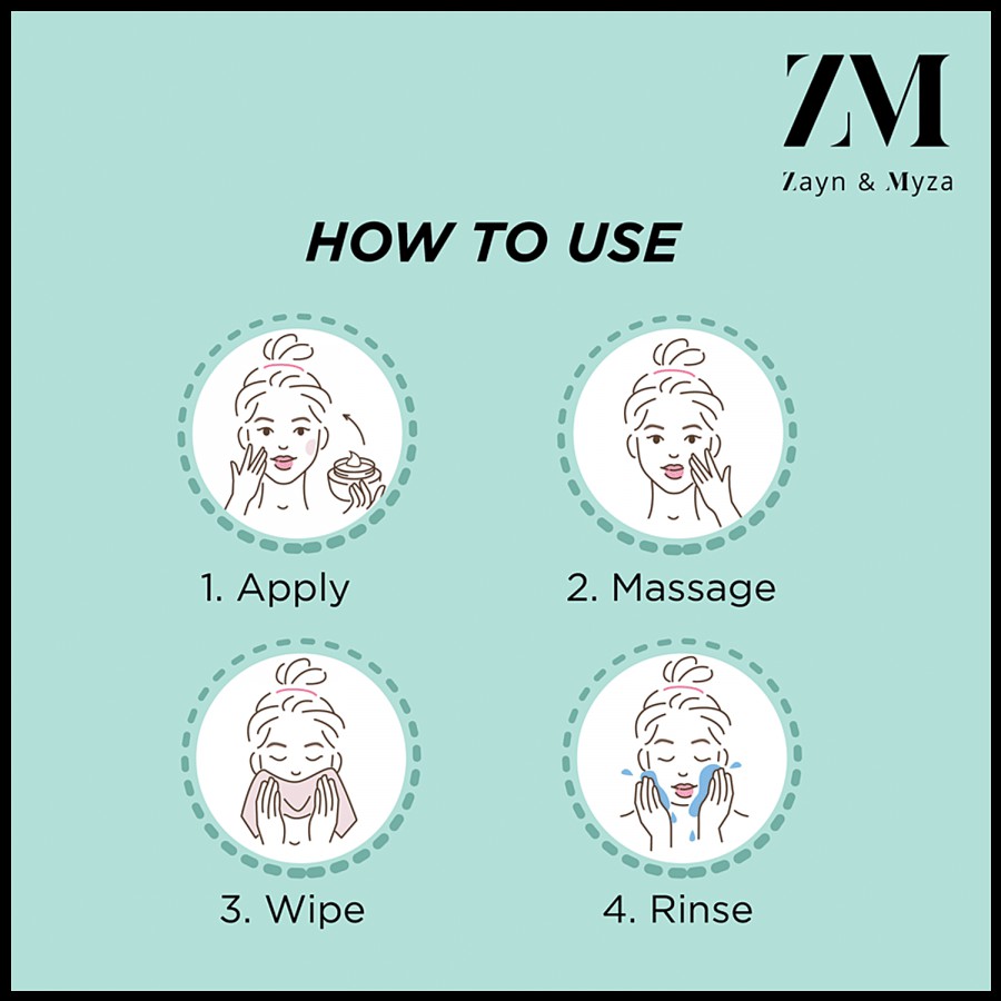 ZM Zayn & Myza Cleansing Makeup Remover Balm - Smooth