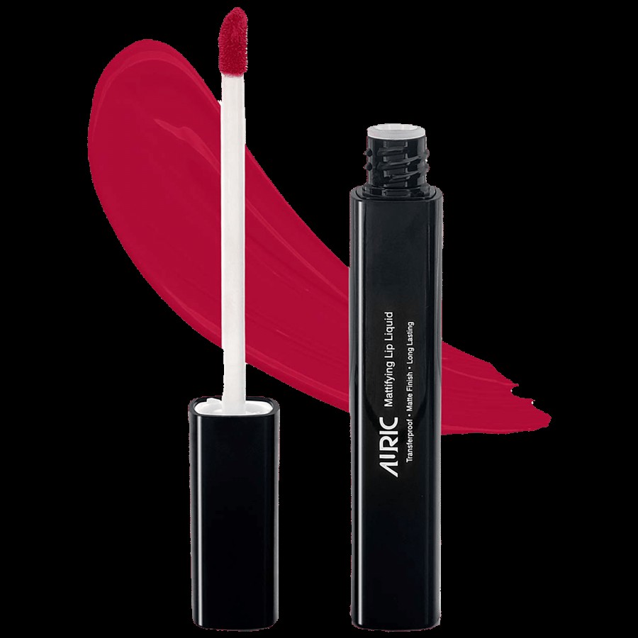 Auric Beauty Mattifying Lip Liquid - Highly Pigmented