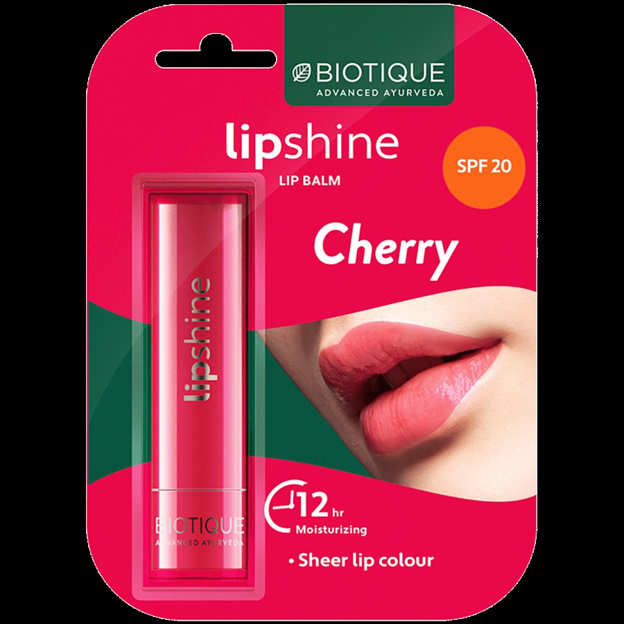 Biotique Natural Makeup Lip Balm - SPF-20