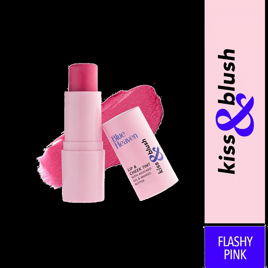 Blue Heaven Kiss & Blush Lip & Cheek Tint - Provides Bright Look