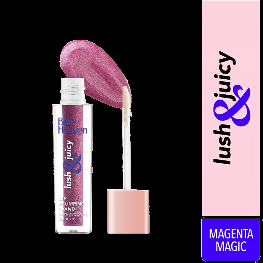 Blue Heaven Lush & Juicy Lip Plumping Wand - Provides Hydrating Shine