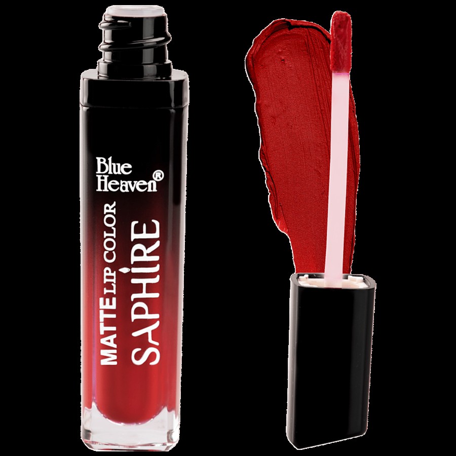 Blue Heaven Saphire Matte Lip Colour - 102 Merry Berry