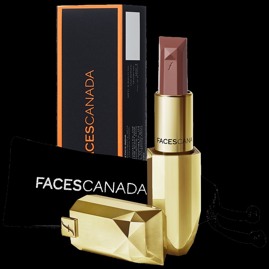 Faces Canada Ultime Pro Belle De Luxe Jewel Cut Lipstick - Luxurious Satin Matte Finish