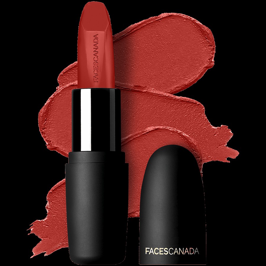 Faces Canada Weightless Matte Finish Lipstick - Highly Pigmented