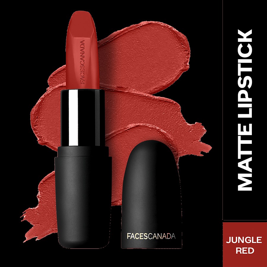 Faces Canada Weightless Matte Finish Lipstick - Highly Pigmented