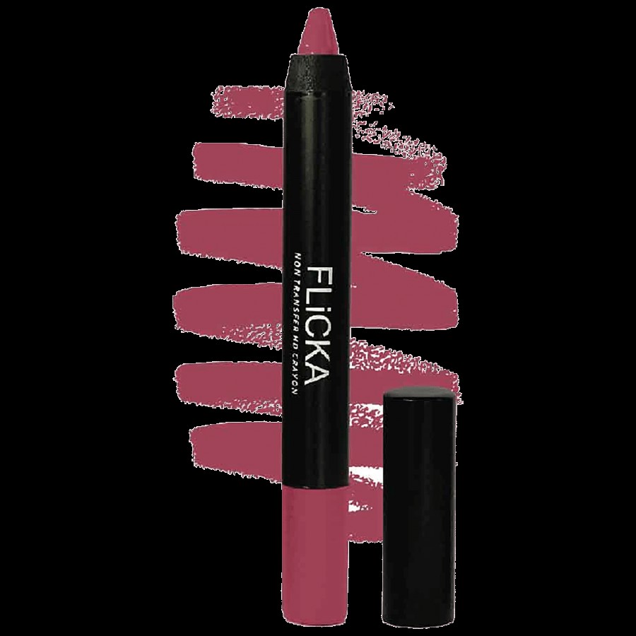 Flicka Lip Crayon - Intense Creamy Matte Lipstick