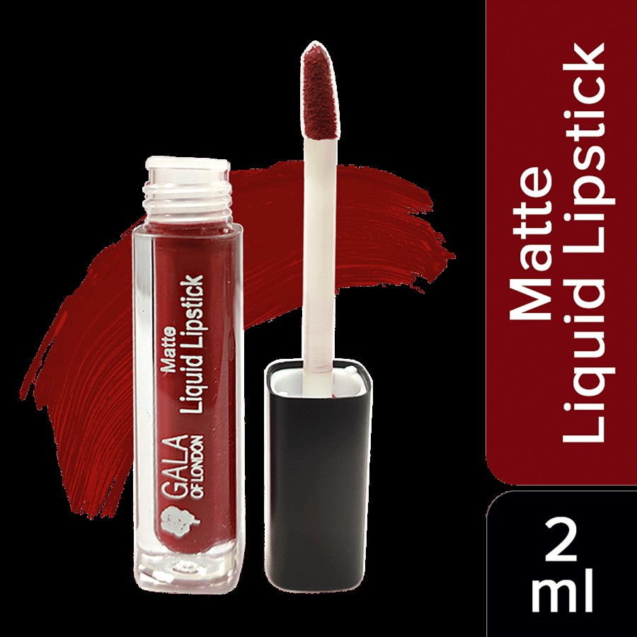 GALA OF LONDON Matte Liquid Lipstick - Waterproof