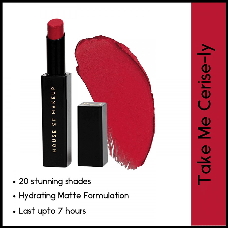 House Of Makeup Good On You Hydra Matte Lipstick - Take Me Cerise-ly