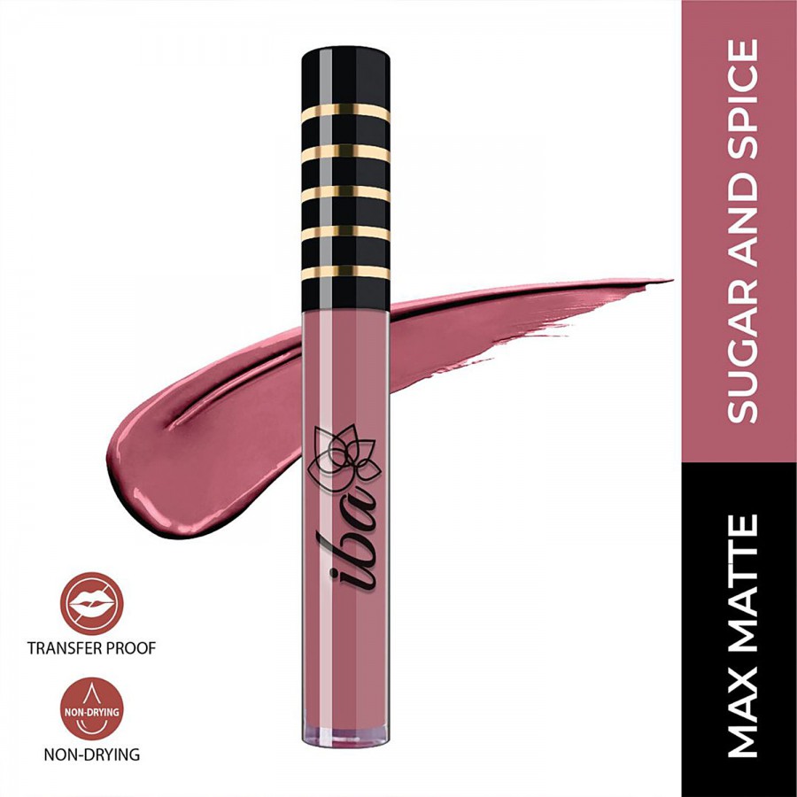 Iba Maxx Matte Liquid Lipstick - Transfer Proof