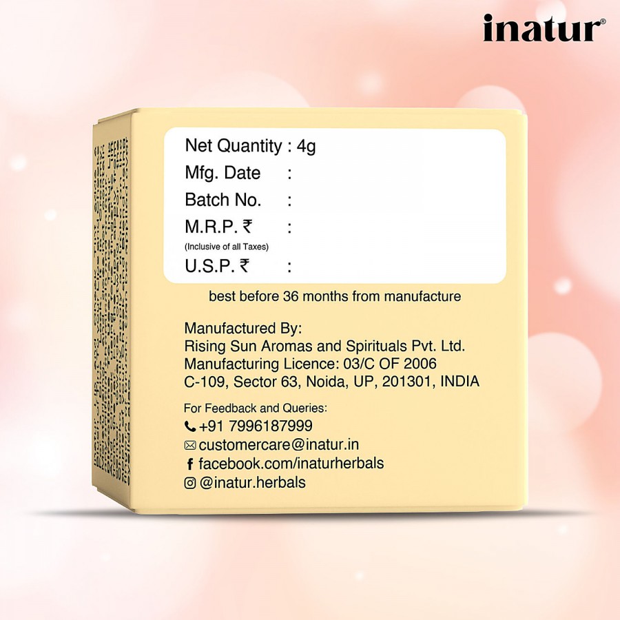 Inatur Lip & Cheek Tint - 3-In-1 Natural Makeup Blend