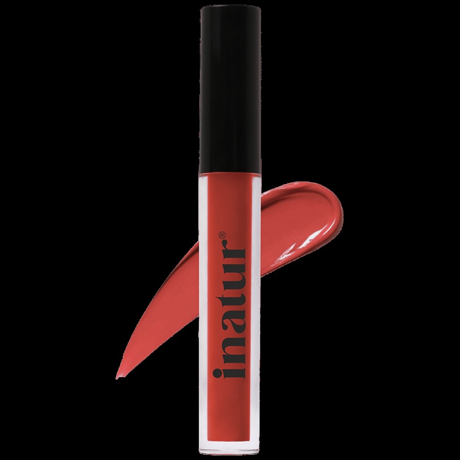 Inatur Matt Liquid Lip Colour With Hyaluronic Acid & Collagen