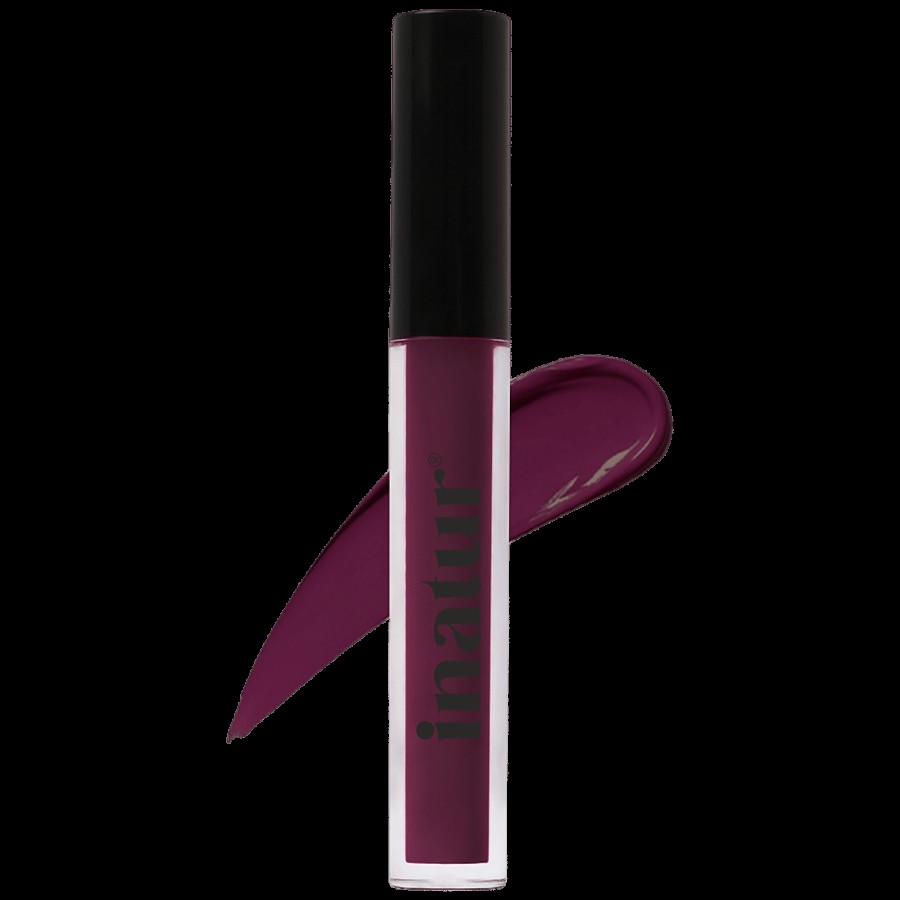 Inatur Matt Liquid Lip Colour With Hyaluronic Acid & Collagen