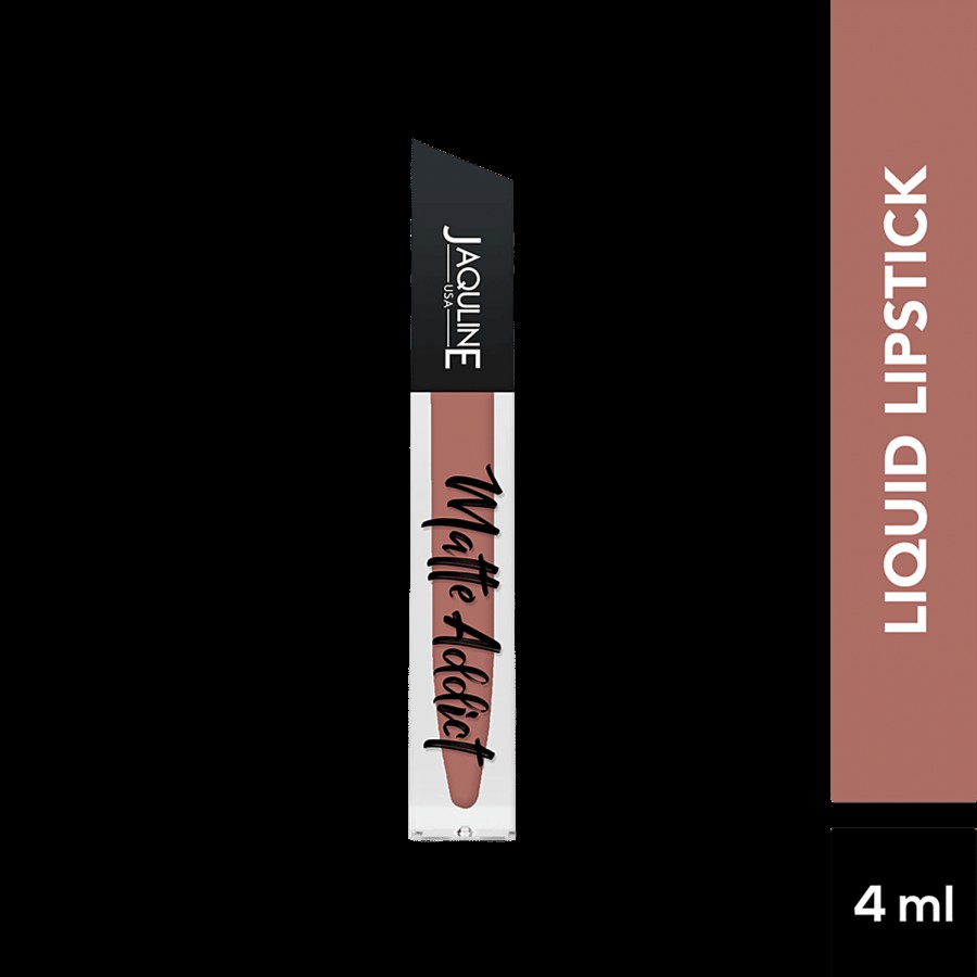 Jaquline USA Matte Addict Liquid Lipstick - Lightweight