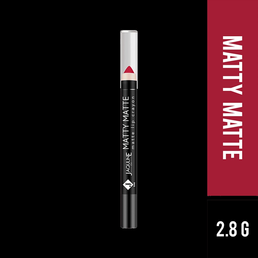 Jaquline USA Matty Matte Lip Crayon - Creamy Texture