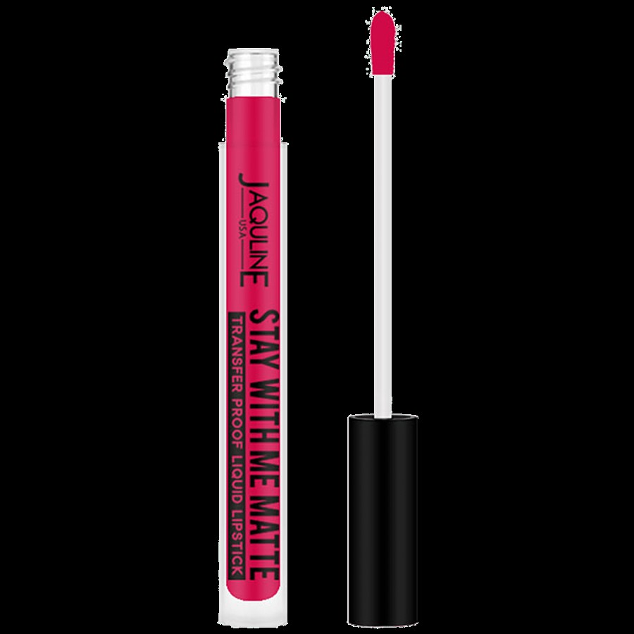 Jaquline USA Stay With Me Matte Liquid Lipstick - Transfer Proof